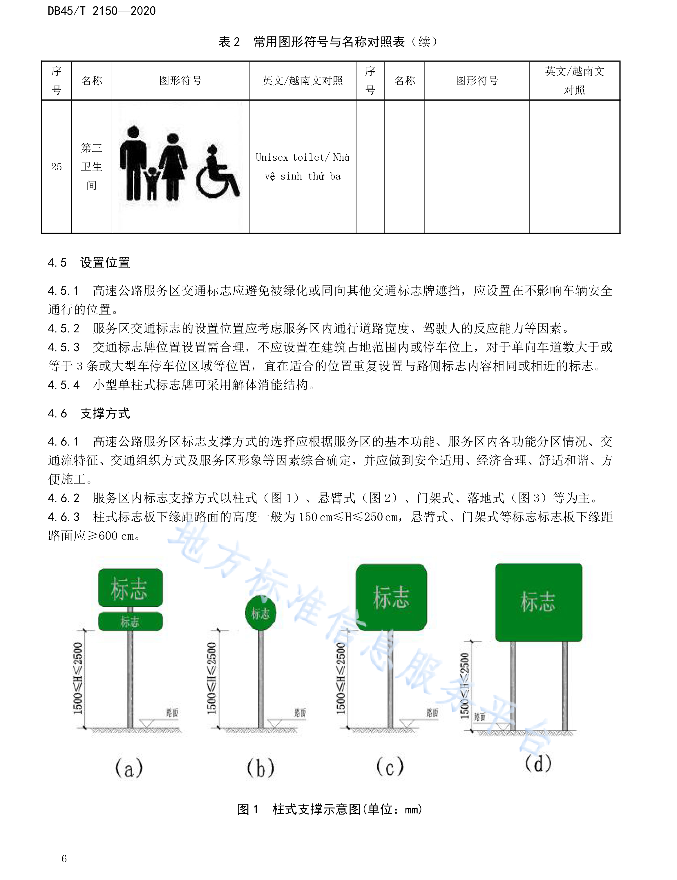 广西DB 45T 2150—2020高速公路服务区交通标志标线设置规程-12.jpg
